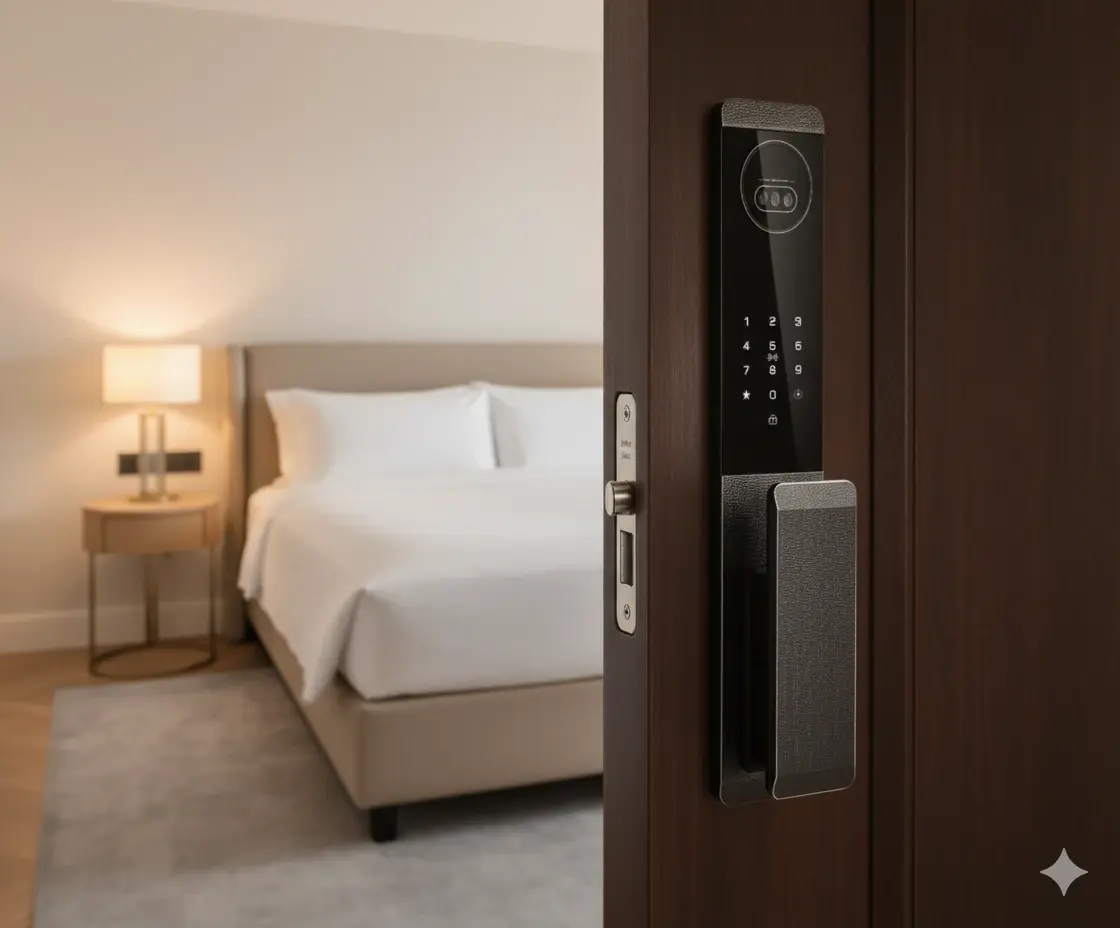 Έξυπνη κλειδαριά EY-K307 με Κάμερα και 3D Face ID - view 3